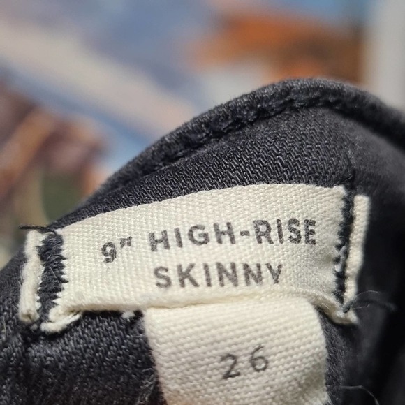 Madewell Distressed Skinny Jeans Size‎ 26 - Picture 6 of 8